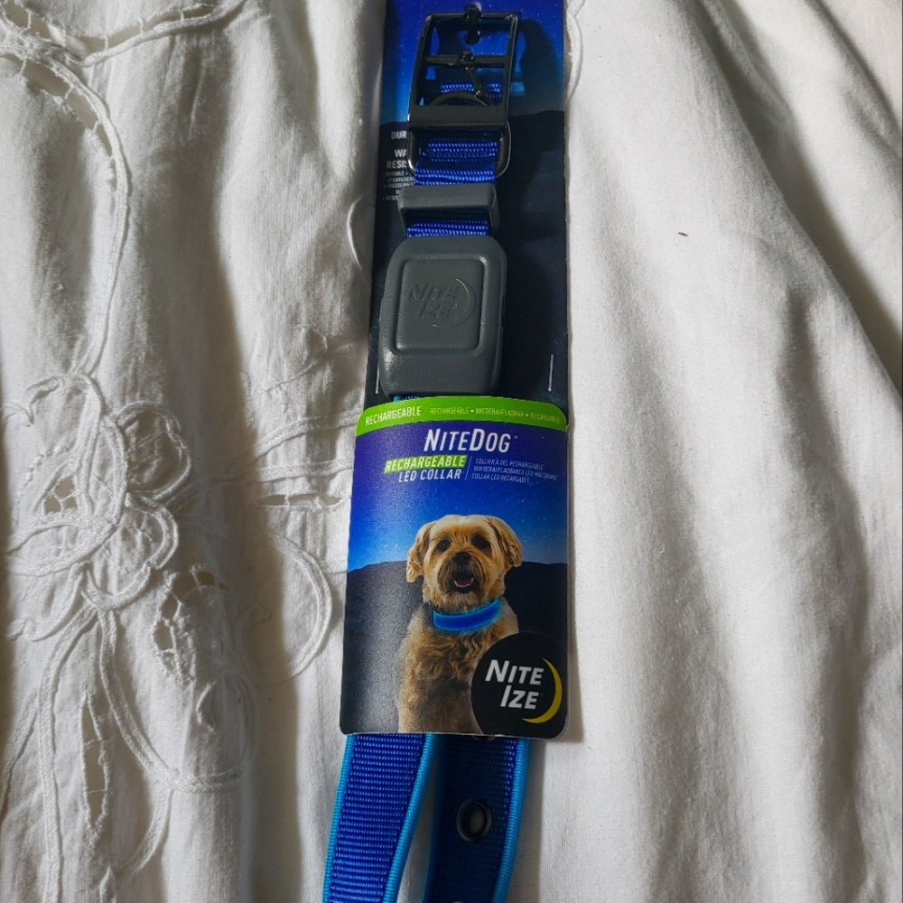 Led dog collar size small